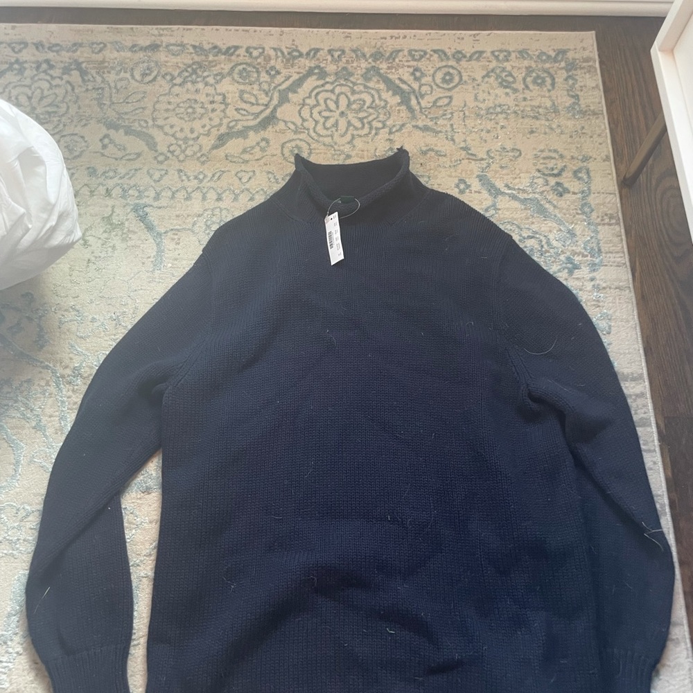 Men’s jcrew cotton rollneck sweater